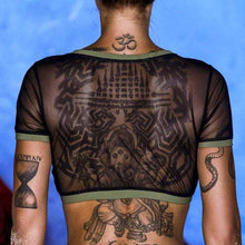 Load image into Gallery viewer, Camo Mesh Top
