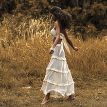 Load image into Gallery viewer, Castaway Tiered Maxi Skirt