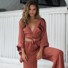 Load image into Gallery viewer, Silk Road Cropped Kimono
