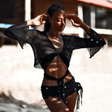 Load image into Gallery viewer, Castaway Mesh Wrap Shorts
