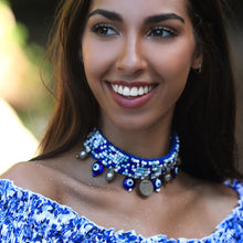 Load image into Gallery viewer, Evil Eye Neckpiece
