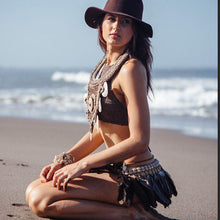 Load image into Gallery viewer, Coyote Halter Crop Top
